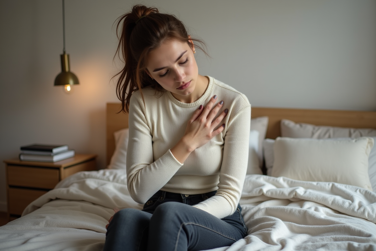 Localisation de la boule de stress dans le corps et ses impacts